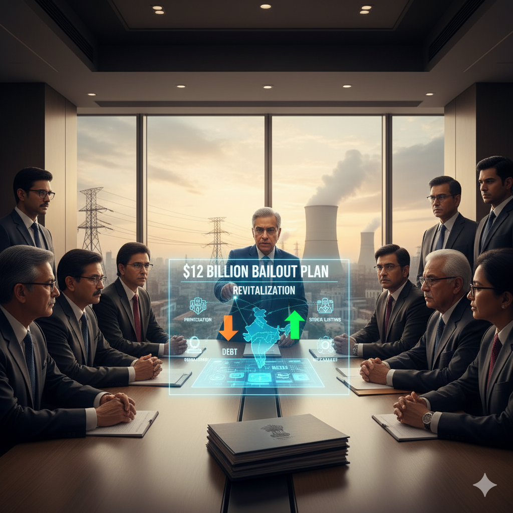 India Weighs $12 Billion Bailout Plan for Troubled State Power Distributors