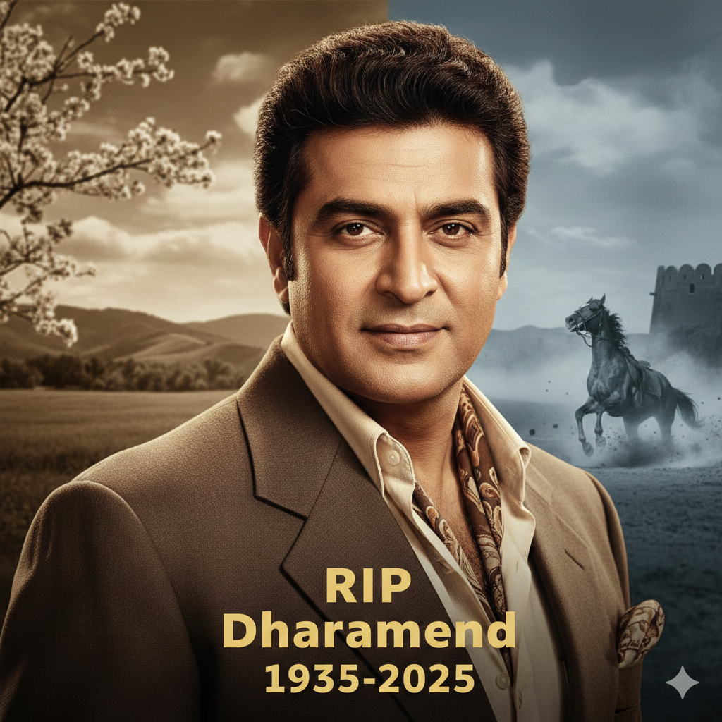 A Tribute to Dharmendra: Celebrating the Legacy of Bollywood’s Quintessential Action and Romantic Star (1935–2025)