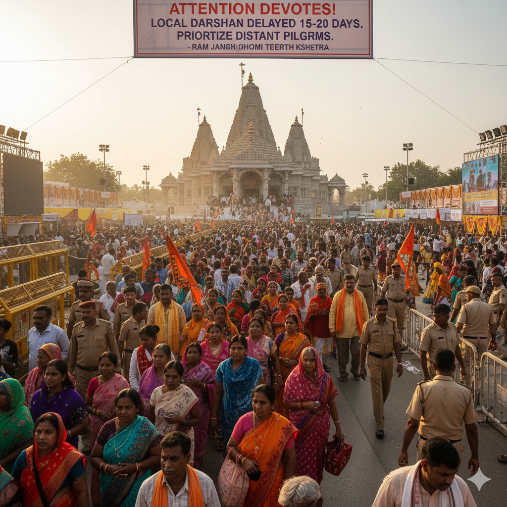 Ayodhya Ram Janmabhoomi Temple Committee Issues Advisory Amid Massive Pilgrim Influx