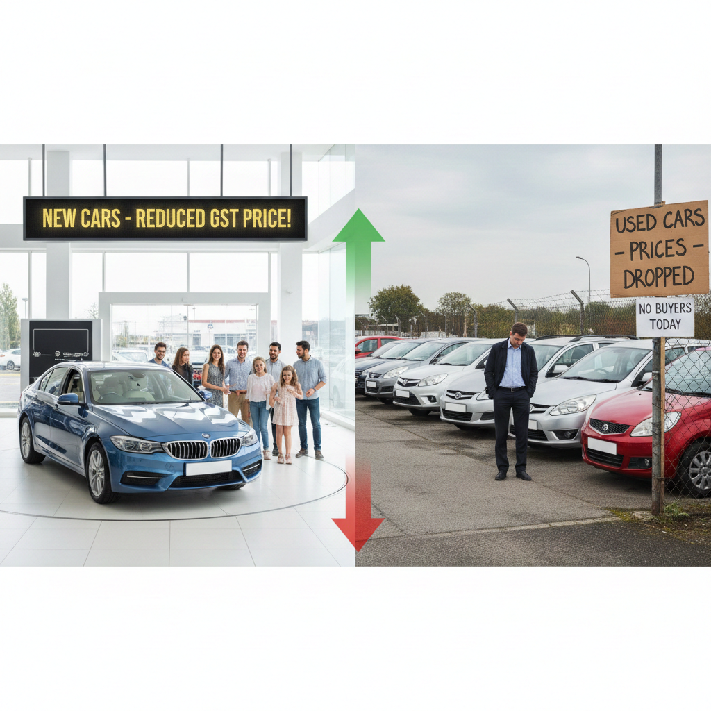 GST Effect: Used Car Demand Drops as New Auto Sales Soar