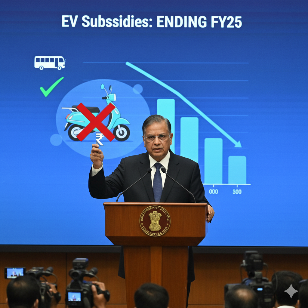 Government Rules Out Extension of Purchase Subsidies for Electric Two and Three-Wheelers