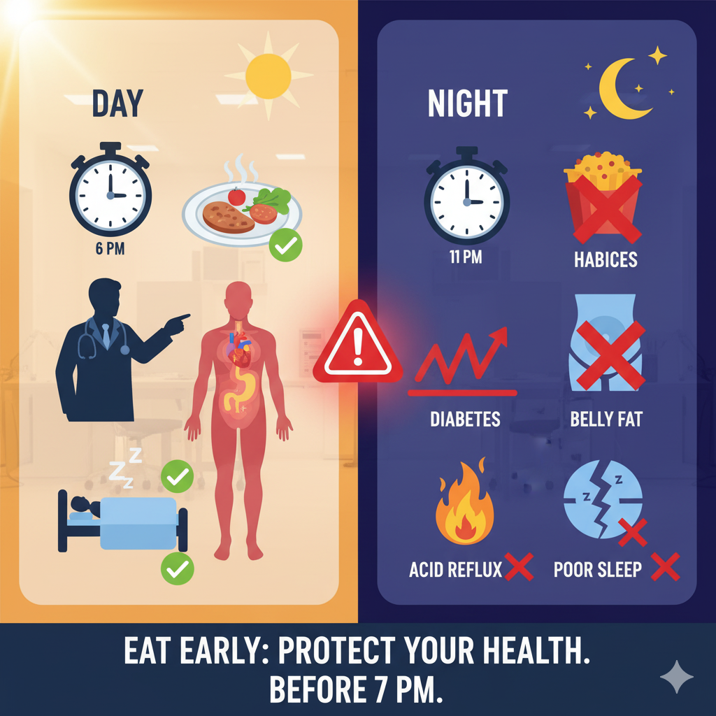 Health Warnings on Late-Night Dining