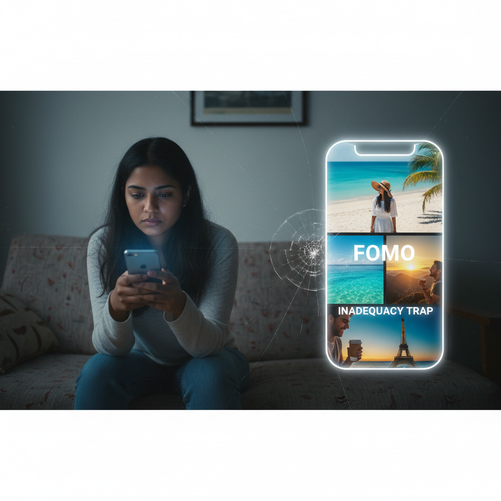 The Hidden Cost of Curation: How Social Media Drives the Rise of Travel Inadequacy