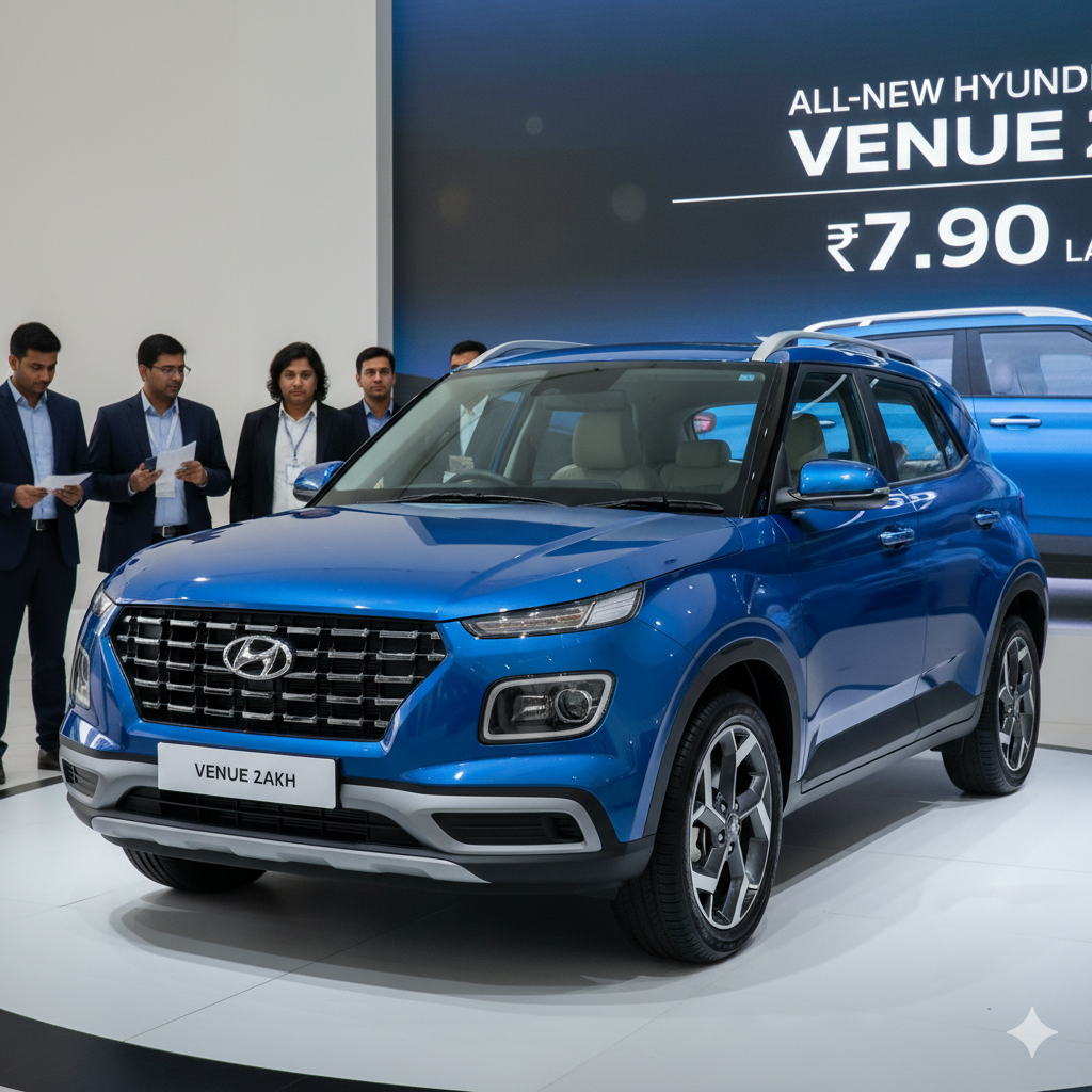 Hyundai Unveils All-New 2025 Venue in India, Starting at ₹7.90 Lakh