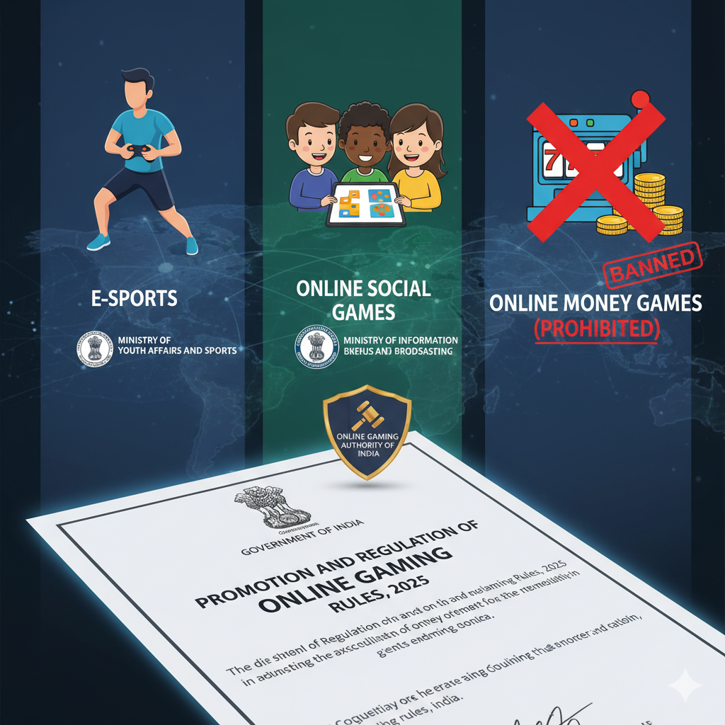 India Notifies Draft Rules for Online Gaming Sector Regulation