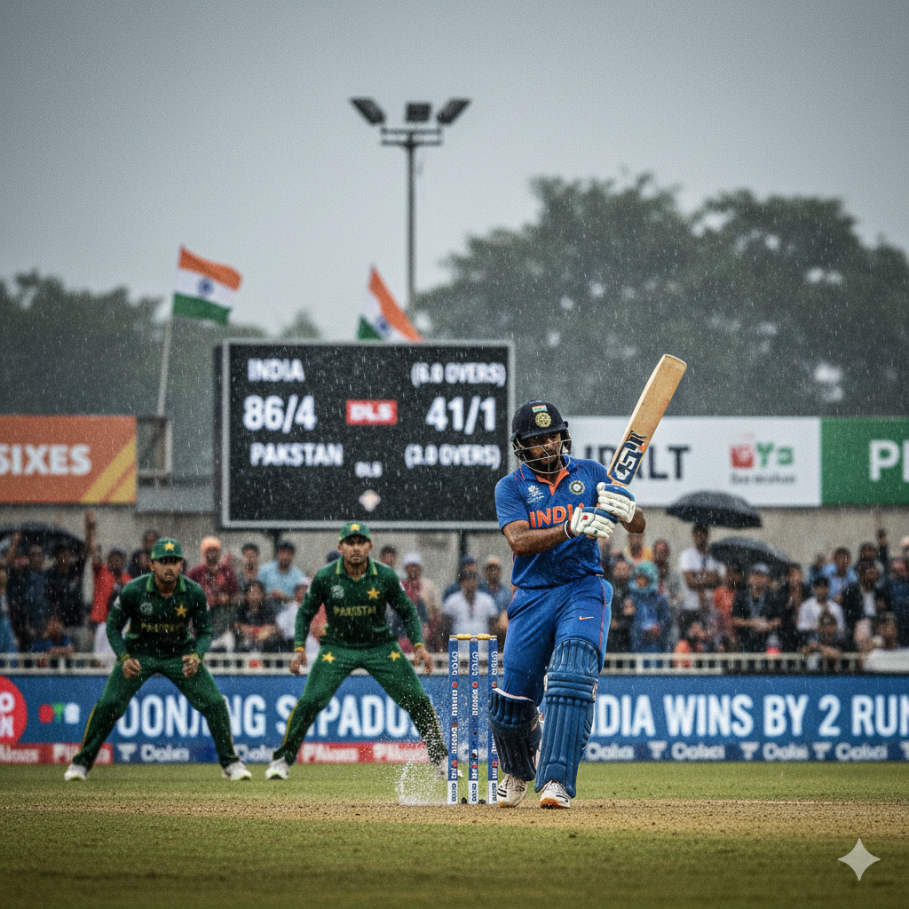 India Secures Narrow DLS Victory Over Pakistan in Hong Kong Sixes Opener