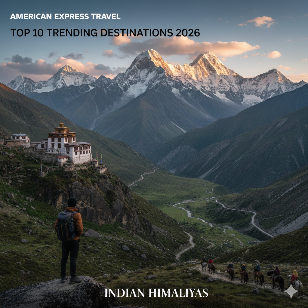 Indian Himalayas Emerge as a Top Global Destination for 2026, According to American Express Travel