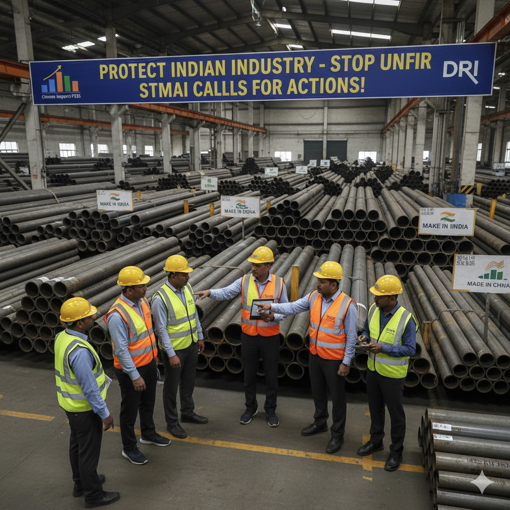 India’s Seamless Pipe Imports from China Double, Prompting Urgent Plea from Domestic Manufacturers