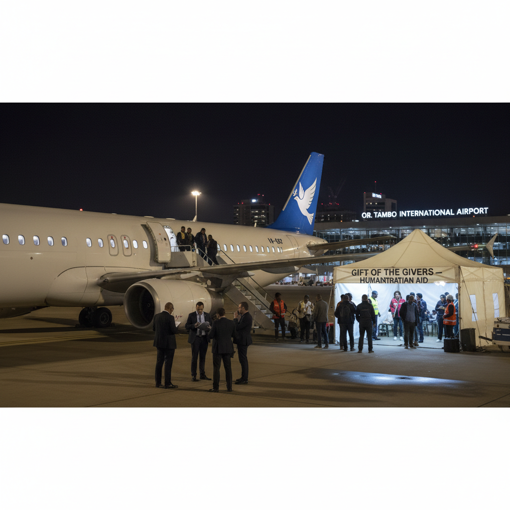 Mysterious Flight Carrying Palestinians Lands in South Africa