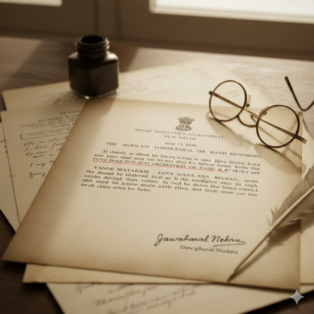 Nehru’s Archival Explanation: Why the ‘Vande Mataram’ Tune Was Unsuitable for the National Anthem