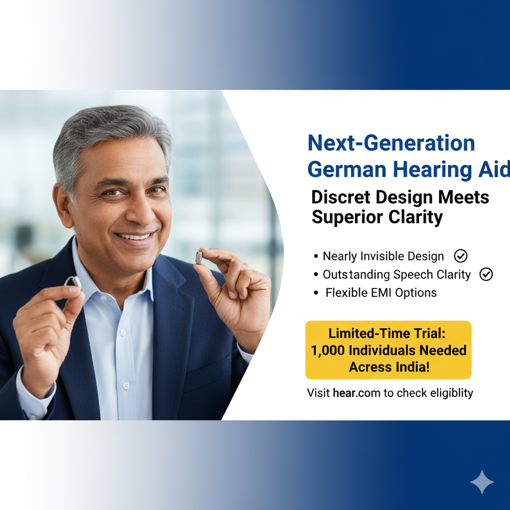 Next-Generation German Hearing Aids are a Hit in India: Discreet Design Meets Superior Clarity