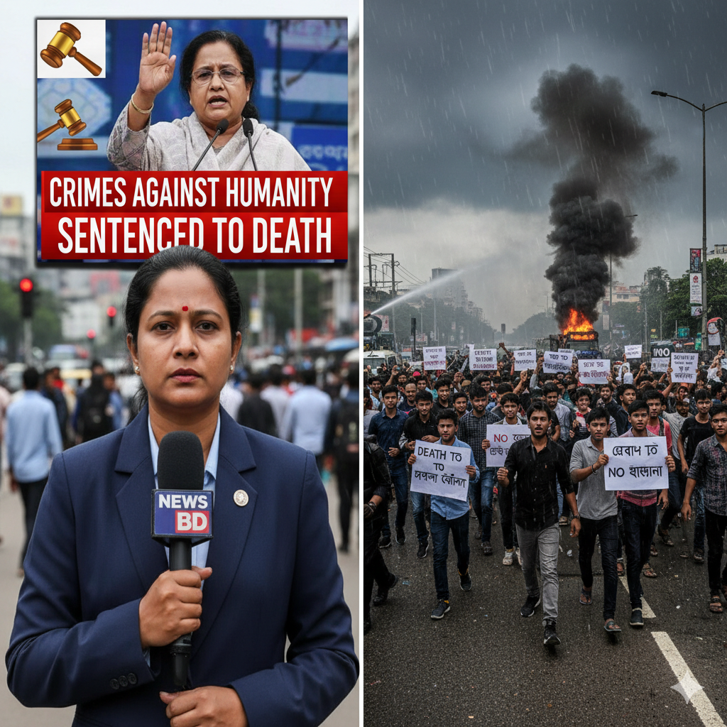 Ousted Bangladesh PM Sheikh Hasina Sentenced to Death for Crimes Against Humanity