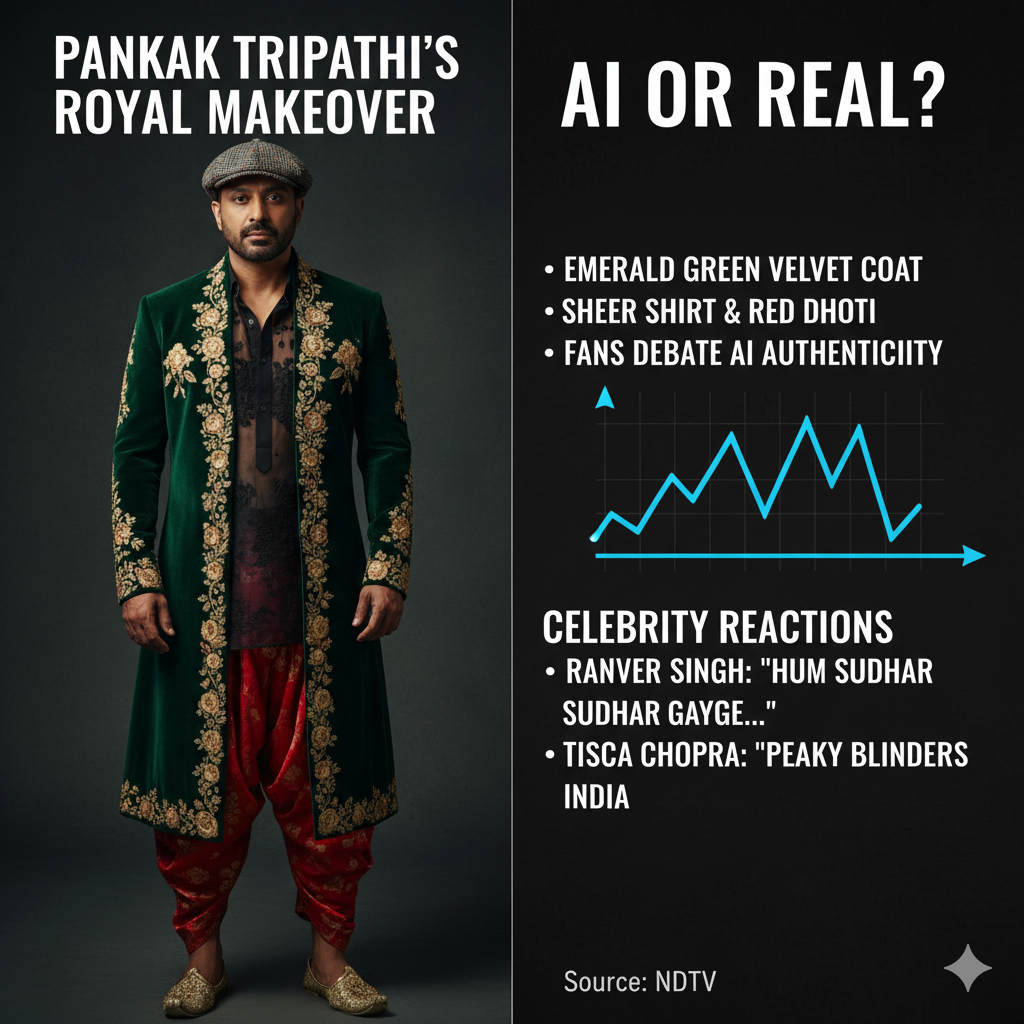 Pankaj Tripathi’s Striking Transformation Spurs Online Debate