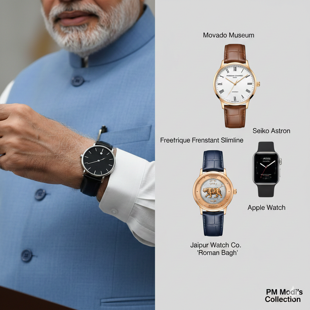 Prime Minister Narendra Modi’s Thoughtful Timepieces: A Look at His Watch Collection