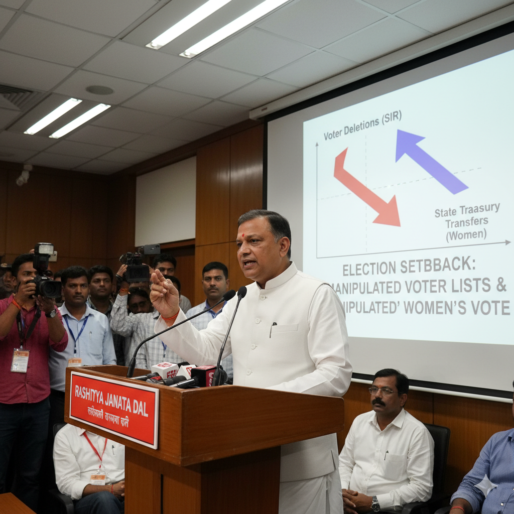 RJD Strategist Sudhakar Singh on Election Setback: Allegations of Voter Manipulation and ‘Manipulated’ Women’s Vote