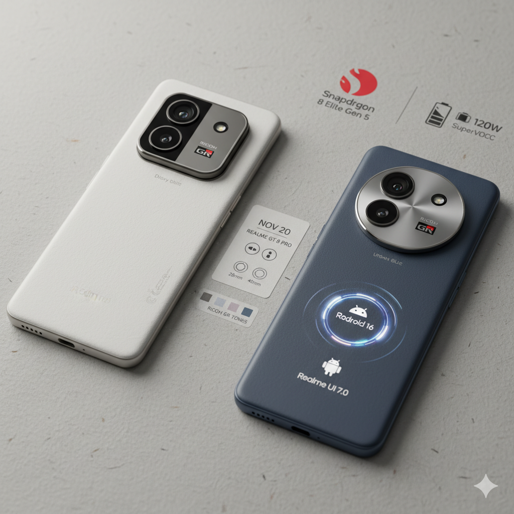 Realme GT 8 Pro Launching in India on November 20, Highlights Ricoh GR Camera