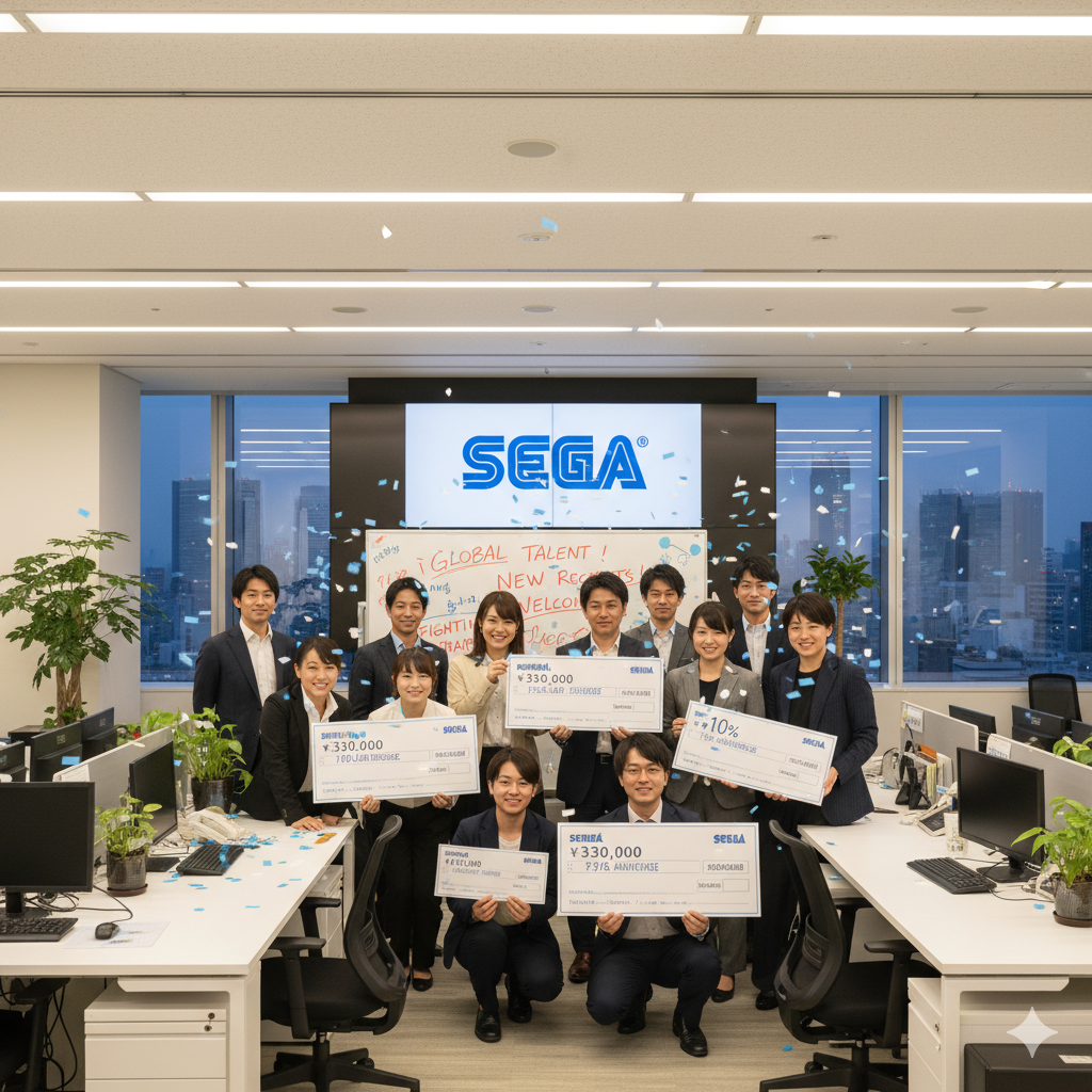 SEGA Boosts Employee Salaries by 10% to Combat Rising Costs and Enhance Global Talent Acquisition