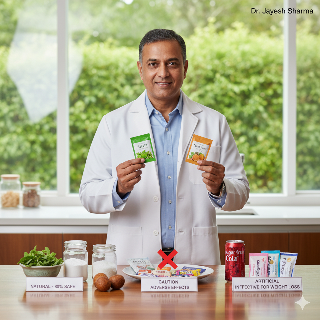 Surgeon’s Take on Sugar Alternatives: Stevia and Monk Fruit are “80% Safe”