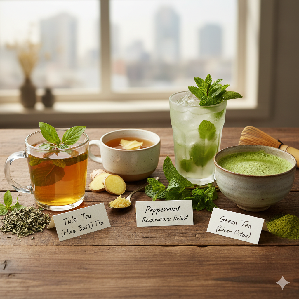 Swapping Your Sip: Why Herbal Infusions are a Better Choice During Peak Pollution