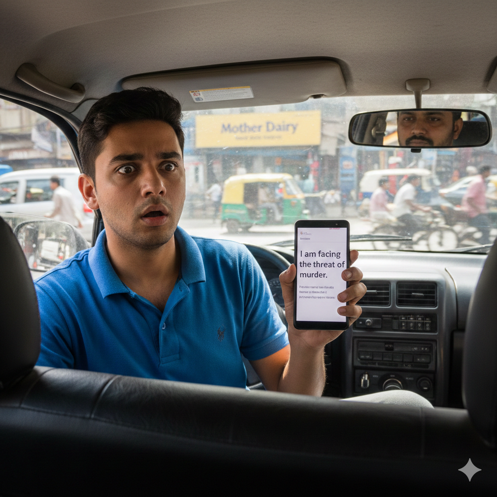 The Killer Twist: When a Routine Cab Ride in Delhi Became a Viral Thriller