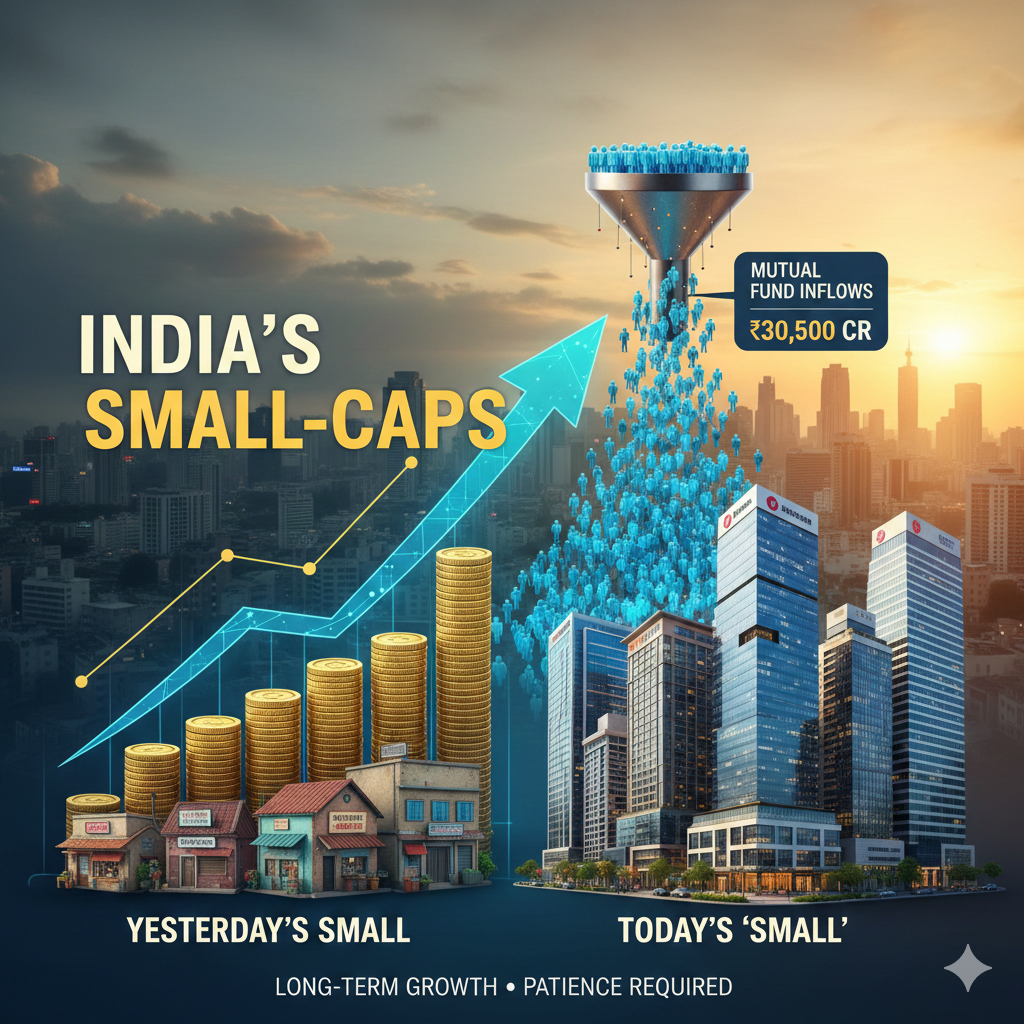 The New Reality of India’s Small-Cap Market: Big Funds Bet Big on a Long Horizon