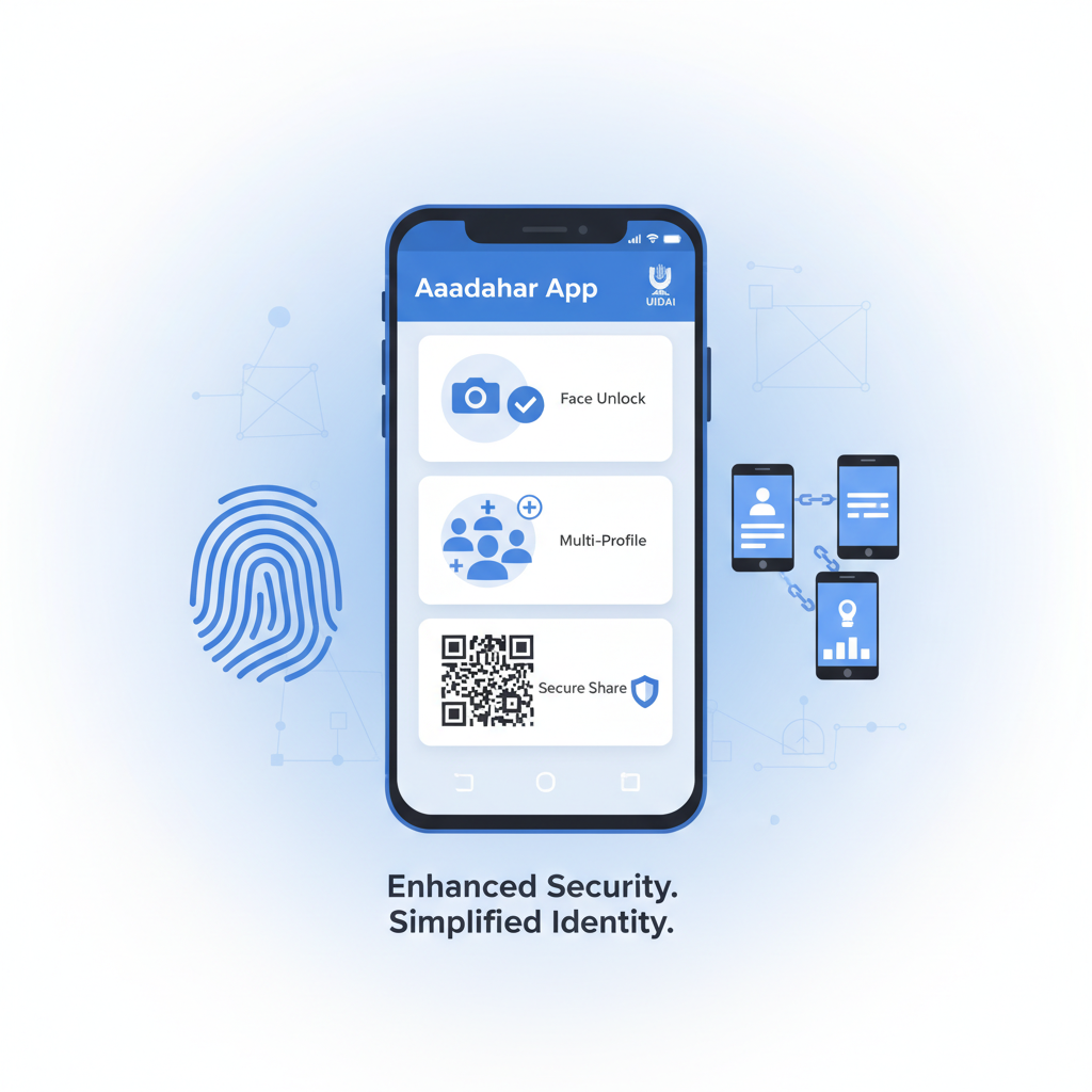 UIDAI Launches Next-Generation Digital Aadhaar App with Face Unlock and Multi-Profile Management