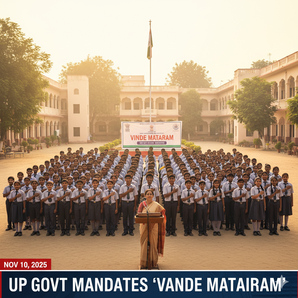 UP Government Mandates ‘Vande Mataram’ in All Educational Institutions